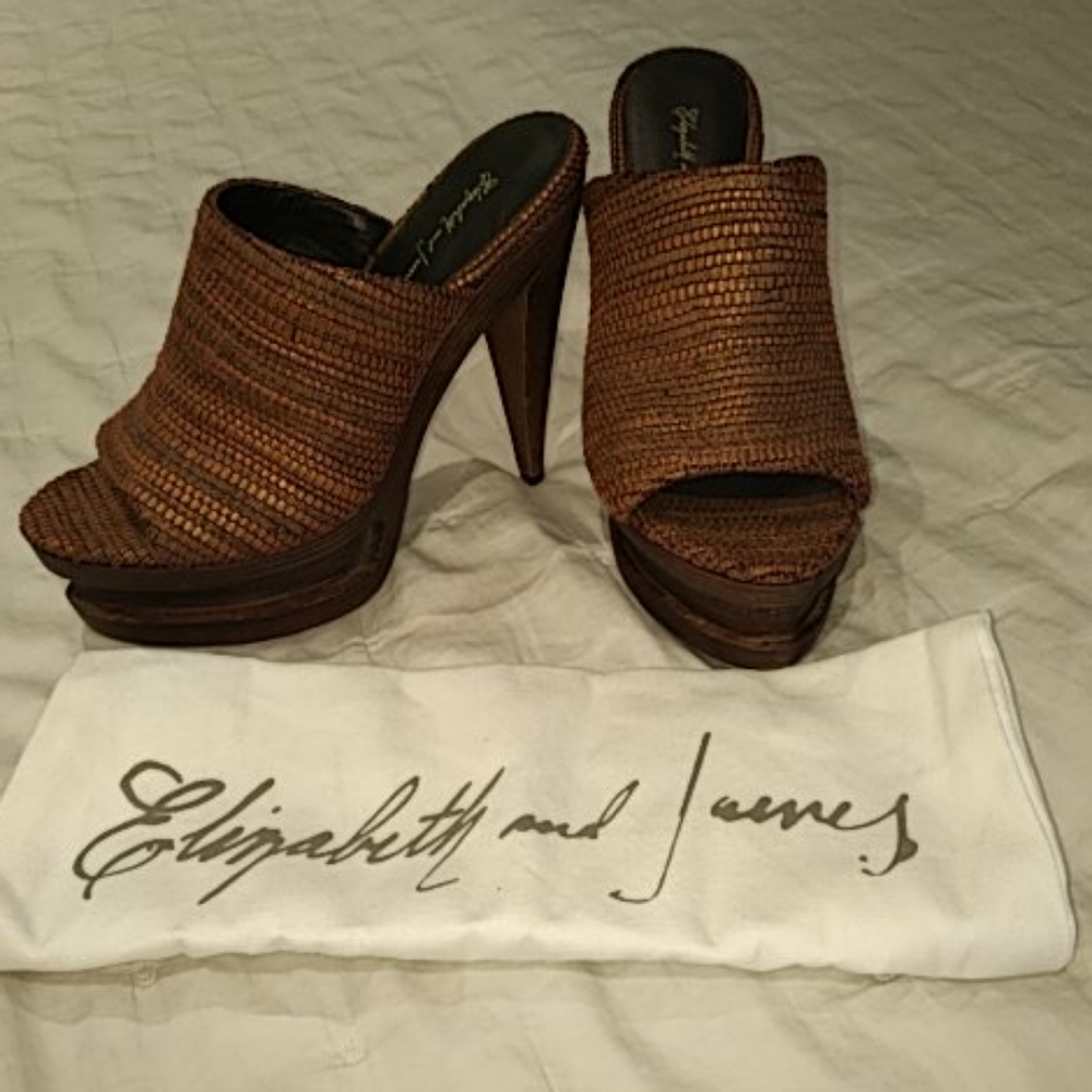 Raffia shoes
